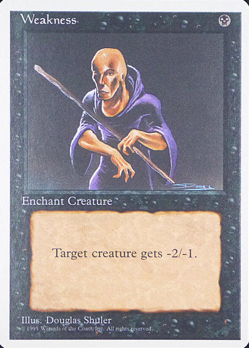 Magic the Gathering: Fourth Edition

Weakness Fourth C0170