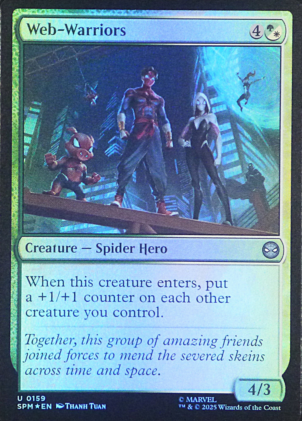 Magic the Gathering: Spider-Man

Web-Warriors SPM U0159 - Foil