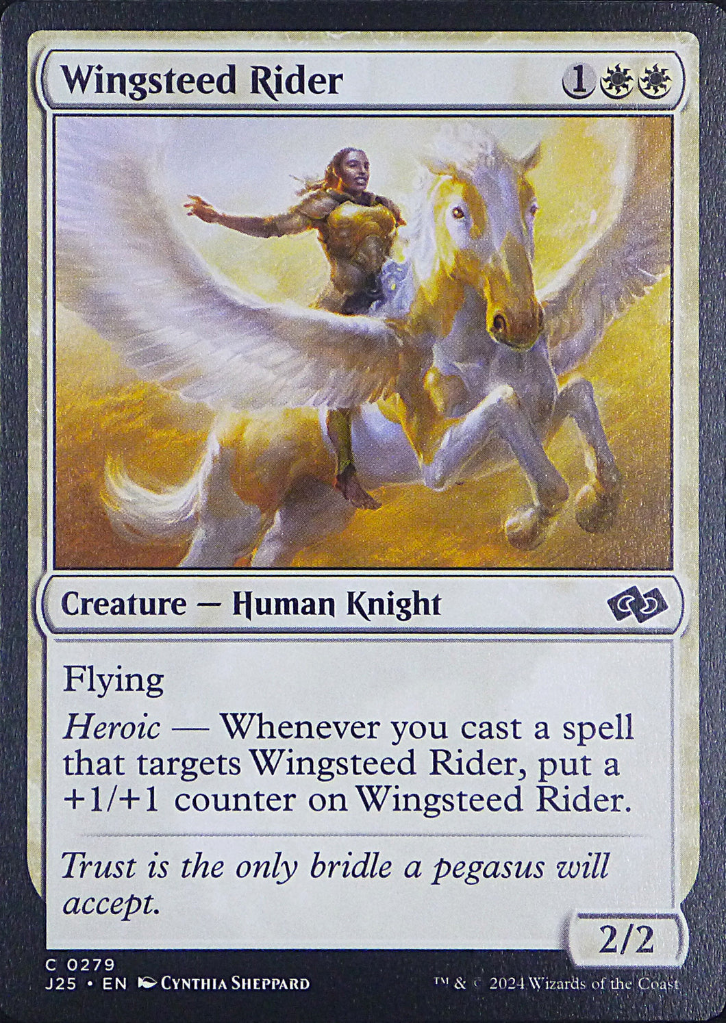 Magic the Gathering: Foundations Jumpstart

Windsteed Rider J25 C0279
