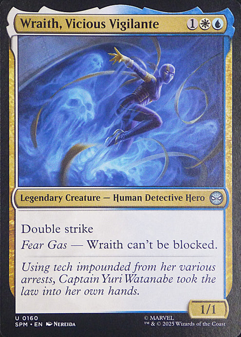 Magic the Gathering: Spider-Man

Wraith, Vicious Vigilante SPM U0160
