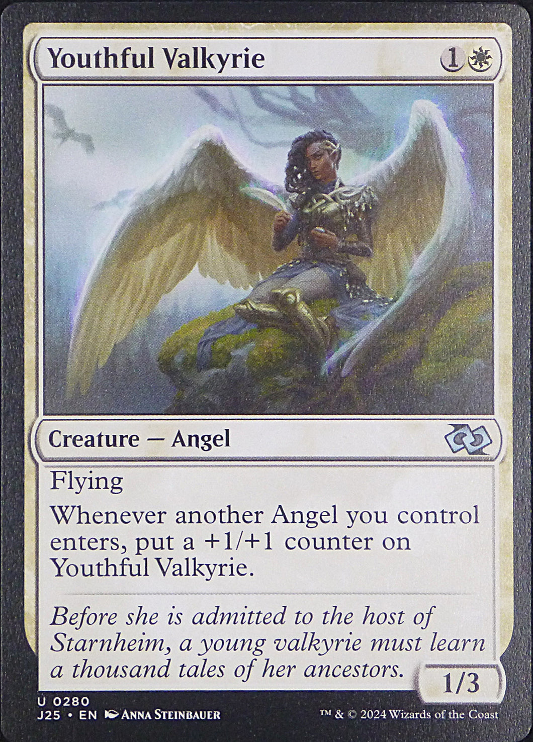 Magic the Gathering: Foundations Jumpstart

Youthful Valkyrie J25 U0280