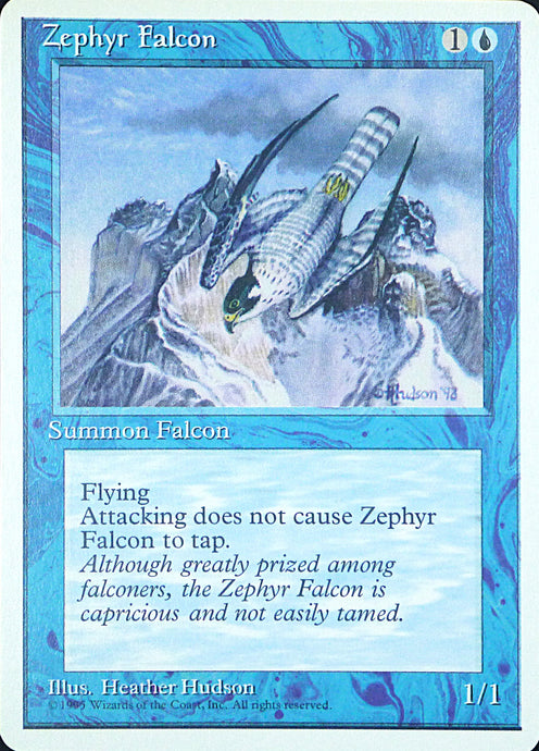 Magic the Gathering: Fourth Edition

Zephyr Falcon Fourth C0116